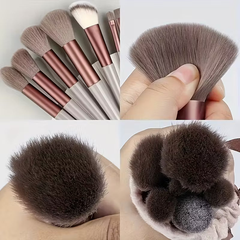 💗 13pcs Soft Makeup Brush Set