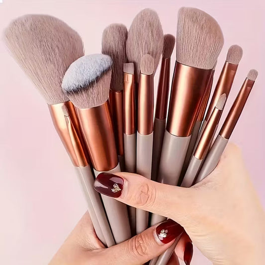 💗 13pcs Soft Makeup Brush Set